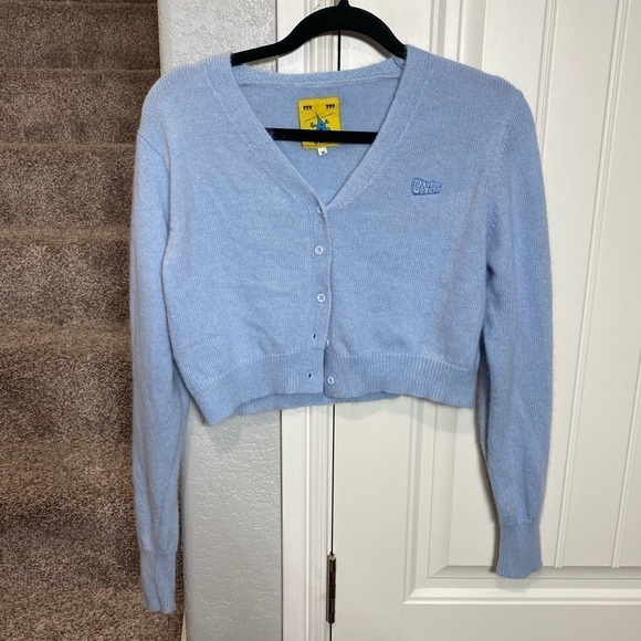UNIF Women's Blue Cardigan - Picture 6 of 9